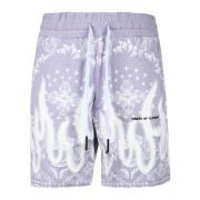 Katoenen Stijlvolle Broek Vision OF Super , Purple , Heren