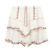 Denim shorts met een moderne twist Isabel Marant Étoile , White , Dame...