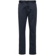 Casual Katoenen Broek Incotex , Blue , Heren