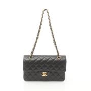 Pre-owned Leather crossbody-bags Chanel Vintage , Black , Dames