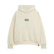 Vanilla hoodie met all-over prints Barrow , Beige , Dames