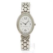 Pre-owned Metal watches Bvlgari Vintage , White , Dames