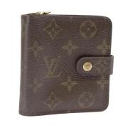 Pre-owned Canvas wallets Louis Vuitton Vintage , Brown , Dames