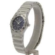 Pre-owned Fabric watches Omega Vintage , Black , Dames