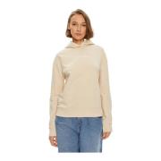 Logo Hero Katoenen Sweatshirt - Relaxte Pasvorm Calvin Klein , Beige ,...