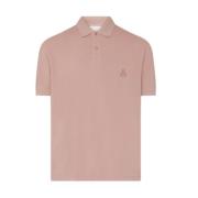 Geborduurd Poloshirt met Voorknoppen Isabel Marant , Pink , Heren