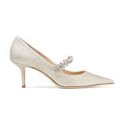 Witte hak sandalen Jimmy Choo , White , Dames