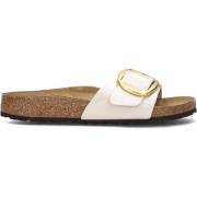 Madrid Big Buckle Slippers Birkenstock , White , Dames