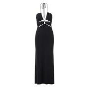 Zwarte Giana Jurk met Uitsnijddetails Melissa Odabash , Black , Dames