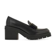 Zwarte hakken schoenen Salvatore Ferragamo , Black , Dames