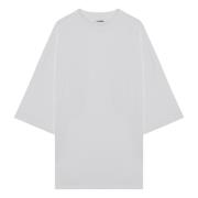 Korte mouwen ronde hals T-shirt Jil Sander , White , Heren