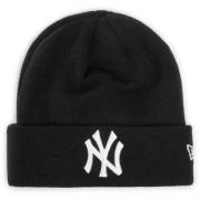 MLB Essential Cuff Gebreid Yankees Zwart New Era , Black , Unisex