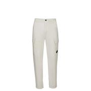 Casual Katoenen Broek C.p. Company , White , Heren