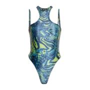 Dierenprint body Versace Jeans Couture , Multicolor , Dames