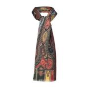 Kasjmier Paisley Sjaal Etro , Multicolor , Dames