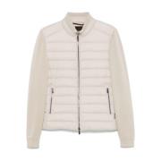 Verborgen Rits Puffer Jas Moorer , White , Heren