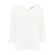 Blouses Le Tricot Perugia , White , Dames