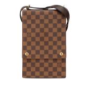 Pre-owned Canvas shoulder-bags Louis Vuitton Vintage , Brown , Dames