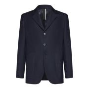 Blauwe Nacht Blazer Jas Low Brand , Blue , Heren