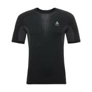 Korte Mouw SUW Top Odlo , Black , Heren