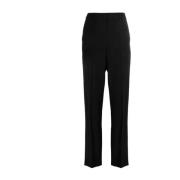 Zwarte Trousers voor Mannen Emporio Armani , Black , Dames