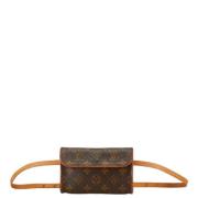 Pre-owned Canvas crossbody-bags Louis Vuitton Vintage , Brown , Dames