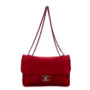 Pre-owned Leather chanel-bags Chanel Vintage , Red , Dames