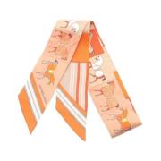 Pre-owned Silk scarves Hermès Vintage , Multicolor , Dames