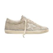 Grijze Klassieke Sneakers met Glitteraccenten Golden Goose , Gray , Da...