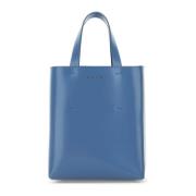 Blauwe Leren Mini Handtas Marni , Blue , Dames