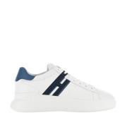 Witte Leren Sneakers met Geheugenschuim Hogan , White , Heren