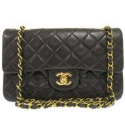 Pre-owned Fabric shoulder-bags Chanel Vintage , Black , Dames