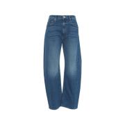 Blauwe Ballon Jeans Dameskleding Mother , Blue , Dames