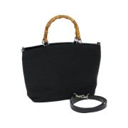 Pre-owned Nylon handbags Gucci Vintage , Black , Dames