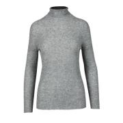 Luxe Wol Zijde Kasjmier Gebreide kleding Fabiana Filippi , Gray , Dame...