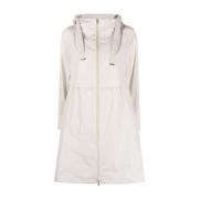 Stijlvolle Polyester Parka Jas Herno , White , Dames