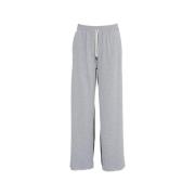 Grijze joggingbroek met krijtstrepen Ottod'Ame , Gray , Dames