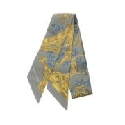 Pre-owned Canvas scarves Hermès Vintage , Multicolor , Dames