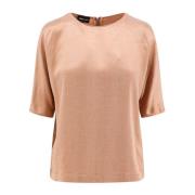 Crew-neck Top Giorgio , Pink , Dames