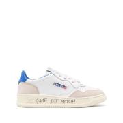 Blauwe Sneakers met Witte Details Autry , Multicolor , Dames