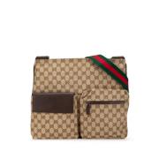 Pre-owned Canvas gucci-bags Gucci Vintage , Beige , Dames