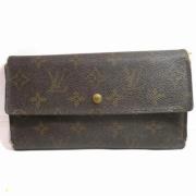 Pre-owned Canvas wallets Louis Vuitton Vintage , Brown , Dames