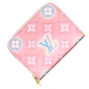 Pre-owned Canvas wallets Louis Vuitton Vintage , Pink , Dames