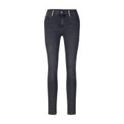 Skinny Jeans met Strass Versiering Liu Jo , Gray , Dames