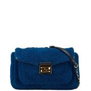 Pre-owned Leather fendi-bags Fendi Vintage , Blue , Dames