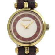 Pre-owned Glass watches Gucci Vintage , White , Dames