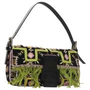 Pre-owned Canvas shoulder-bags Fendi Vintage , Multicolor , Dames