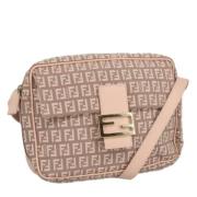 Pre-owned Canvas shoulder-bags Fendi Vintage , Pink , Dames