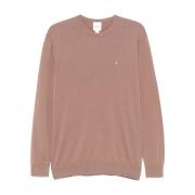 Terracotta Bruine Crew Neck Sweater Calvin Klein , Brown , Heren