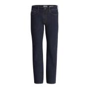 Blauwe Slim Fit Denim Jeans Guess , Blue , Heren